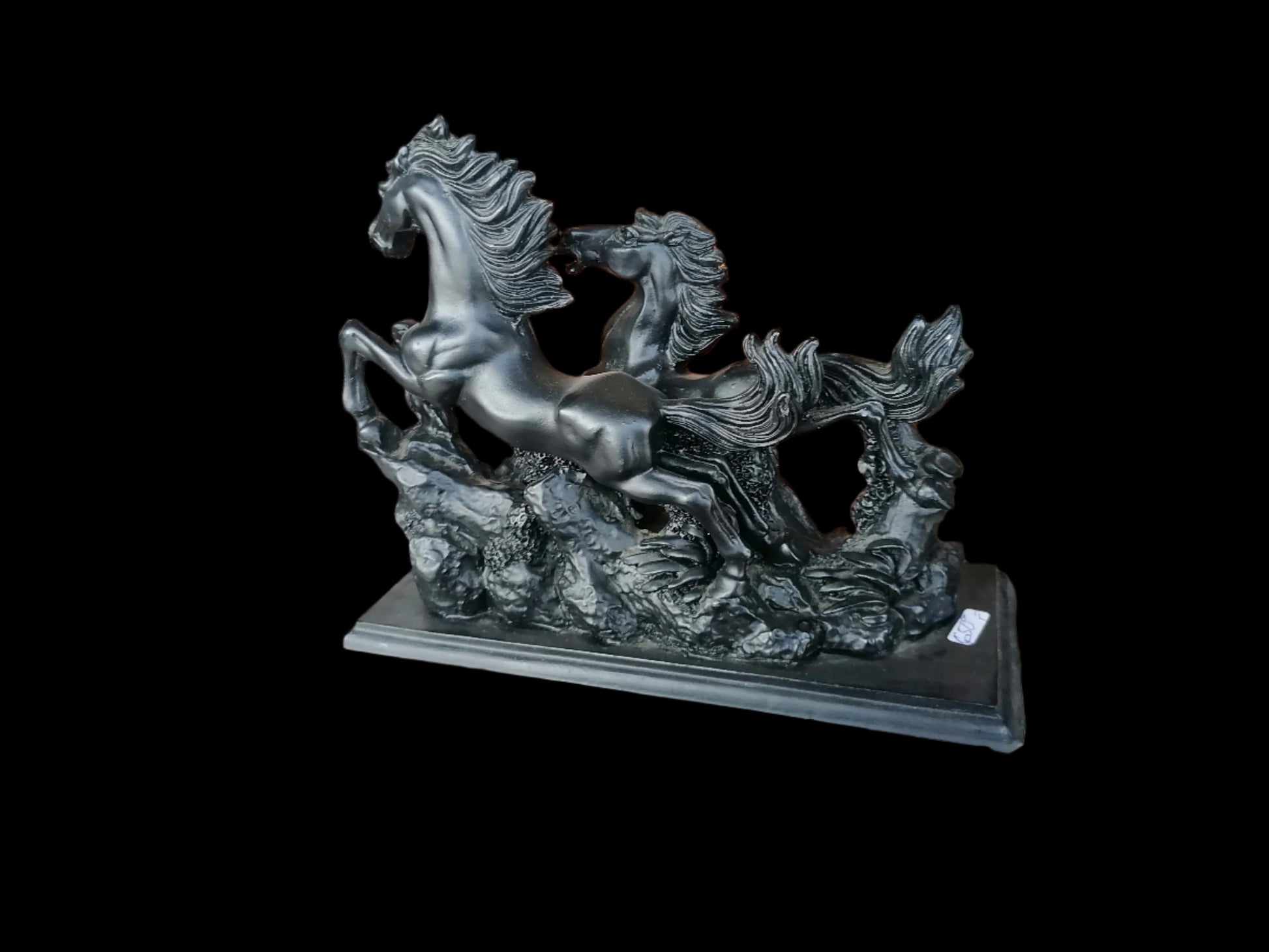 Escultura de Caballos Salvajes Galopando - Antiques Bazaar Ensenada