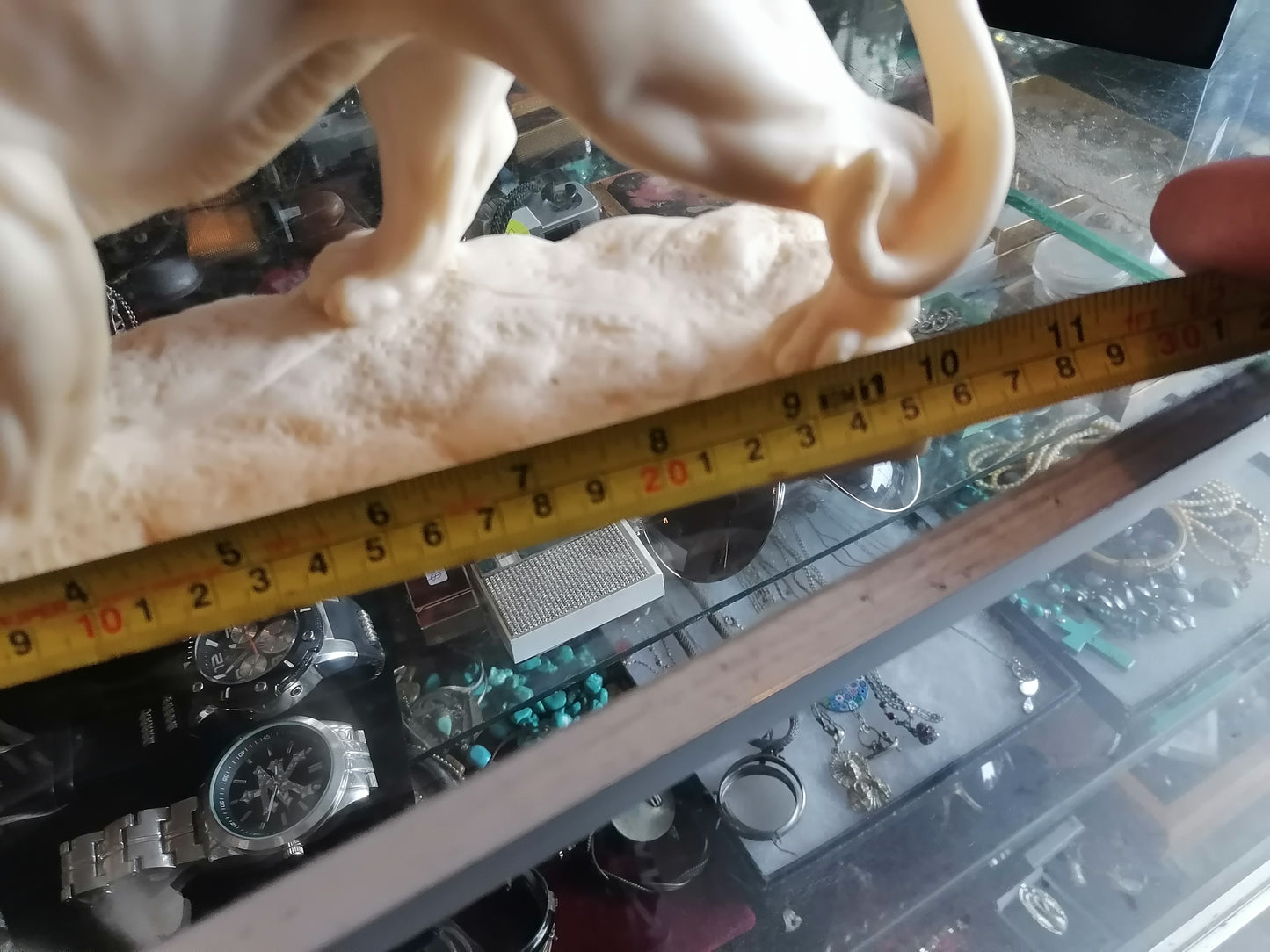 Escultura de Tigre de Escritorio en Alabastro - Antiques Bazaar Ensenada