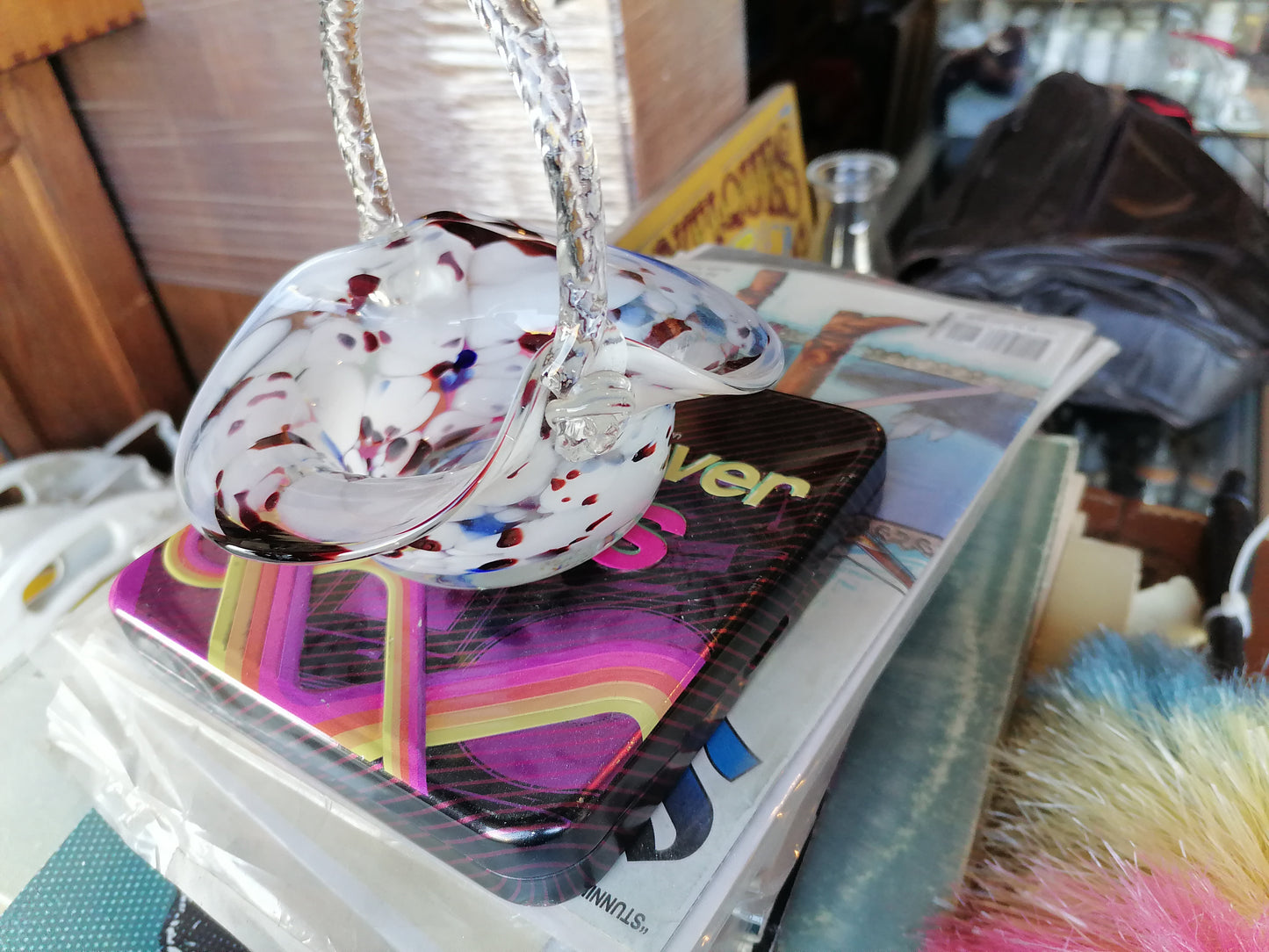 Jarron Splatter Rumano. - Antiques Bazaar Ensenada