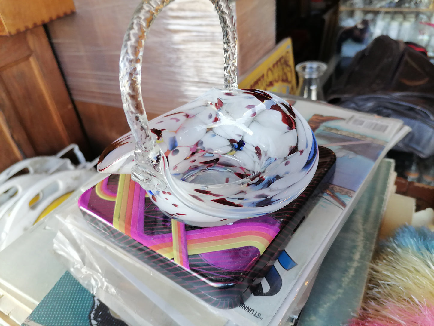 Jarron Splatter Rumano. - Antiques Bazaar Ensenada