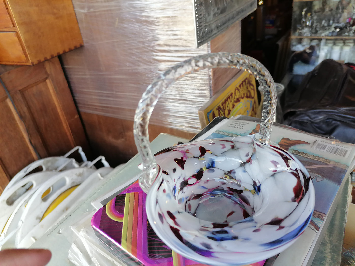 Jarron Splatter Rumano. - Antiques Bazaar Ensenada