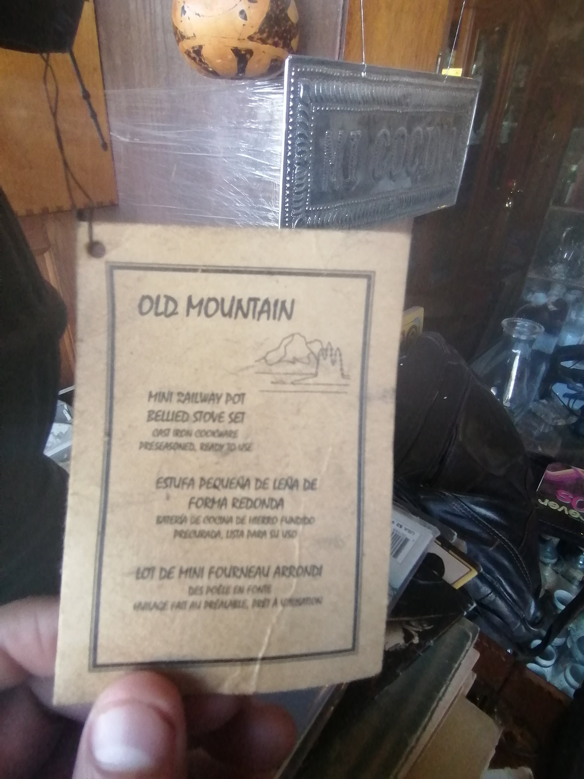 Estufa de barriga de hierro fundido vintage, - Antiques Bazaar Ensenada