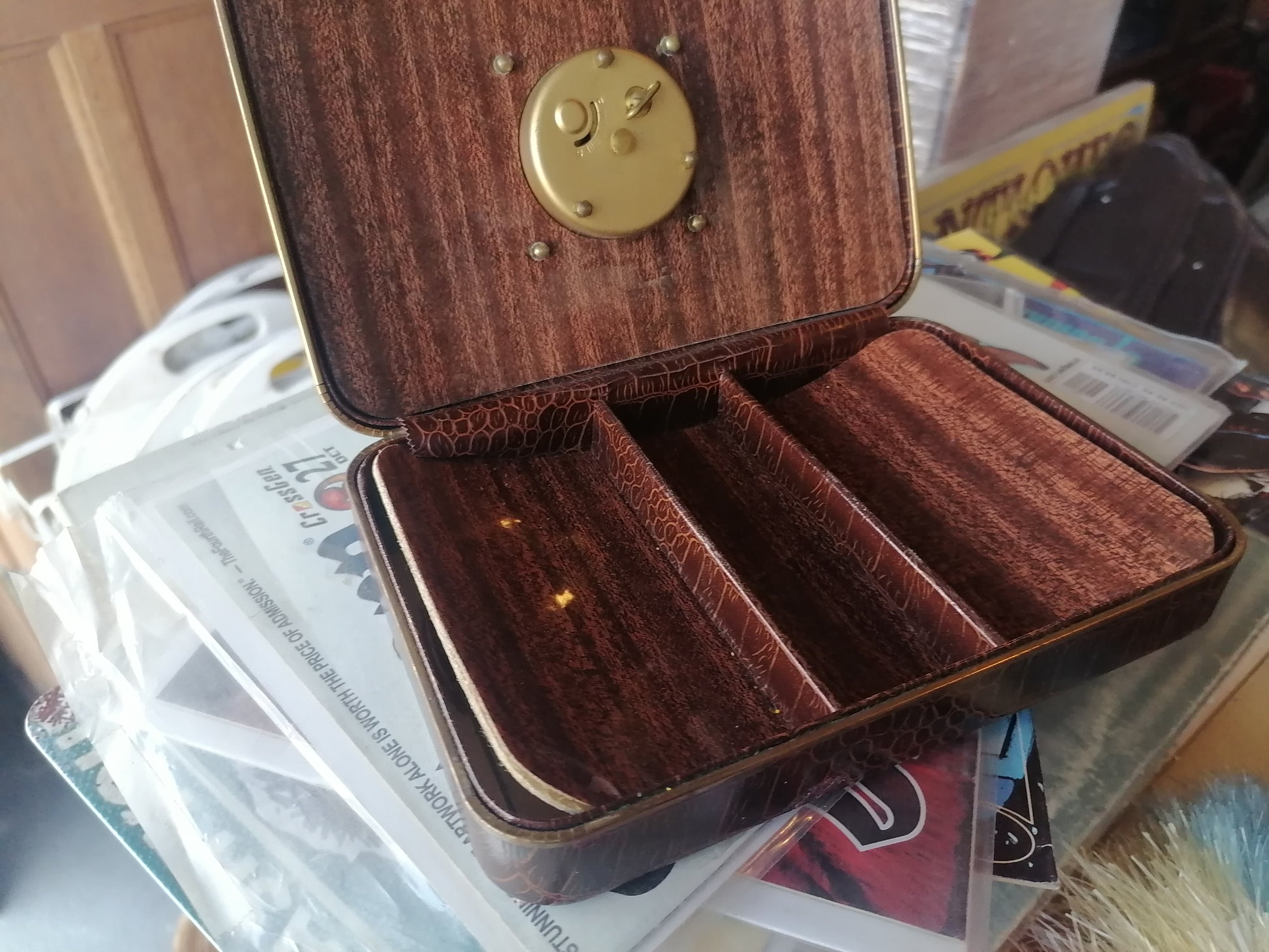 Reloj de viaje vintage Phinney Walker Art Deco - Antiques Bazaar Ensenada