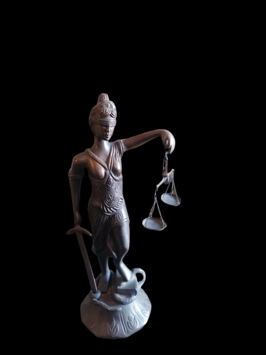 Escultura de la diosa Themis - Antiques Bazaar Ensenada