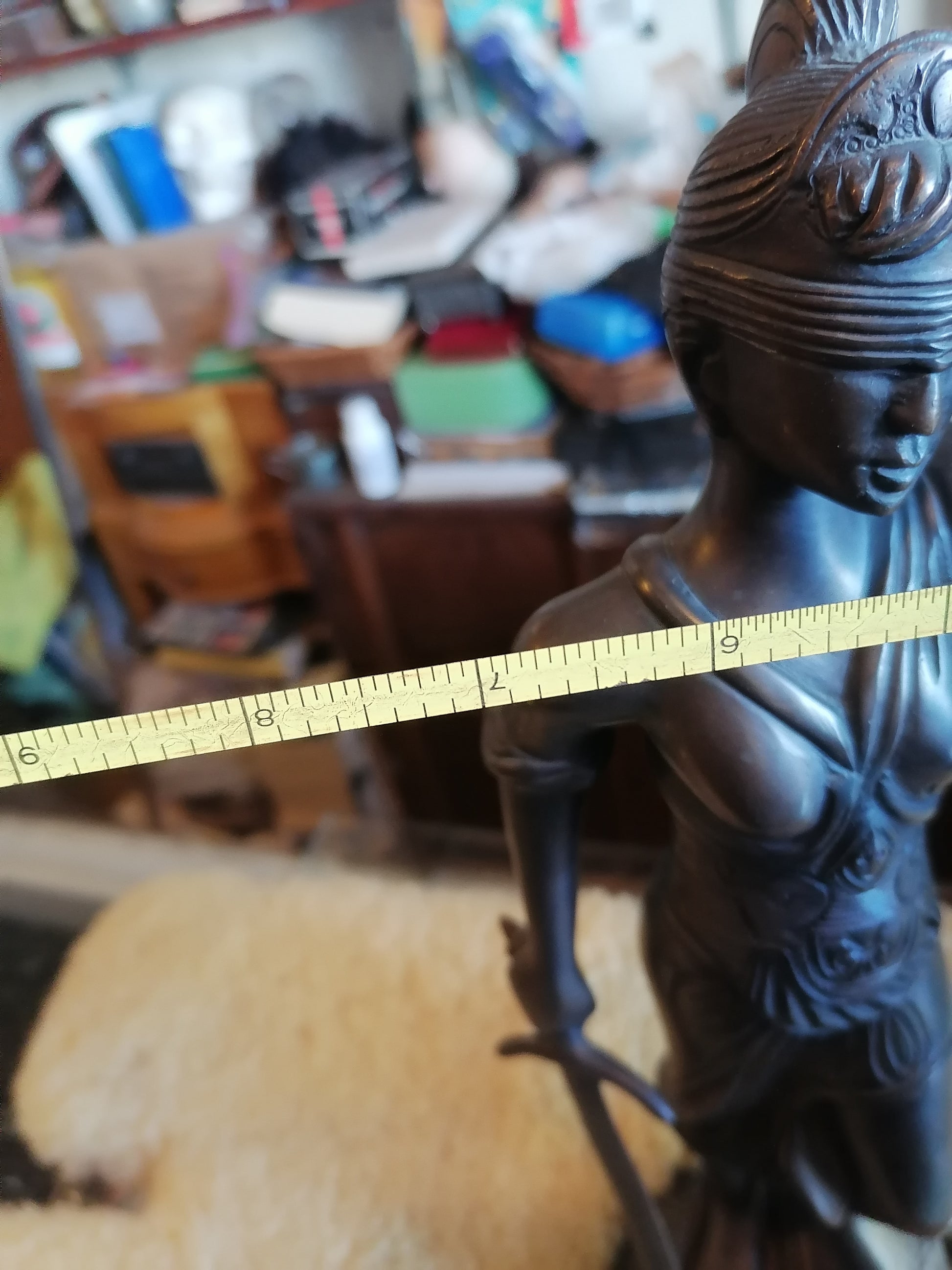 Escultura de la diosa Themis - Antiques Bazaar Ensenada