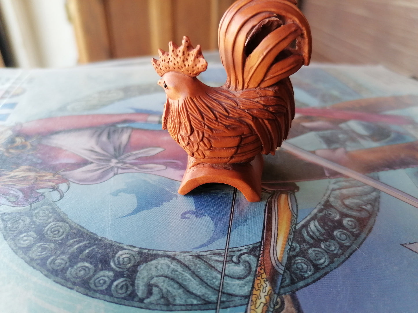 Netsuke de Gallo - Antiques Bazaar Ensenada