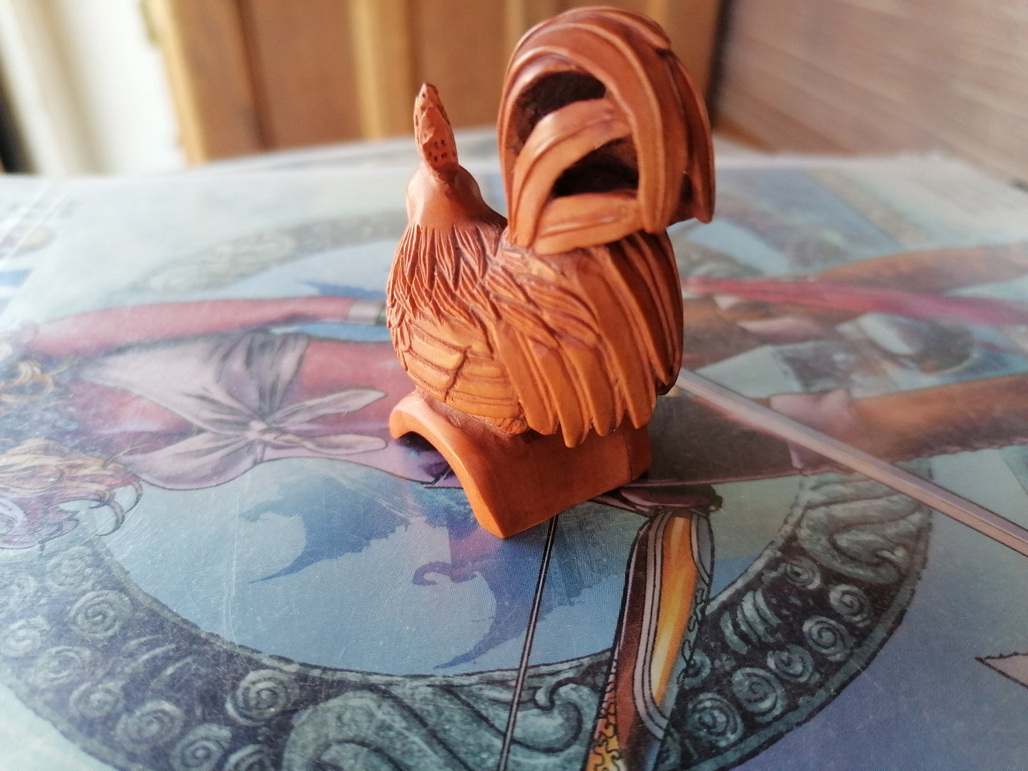 Netsuke de Gallo - Antiques Bazaar Ensenada