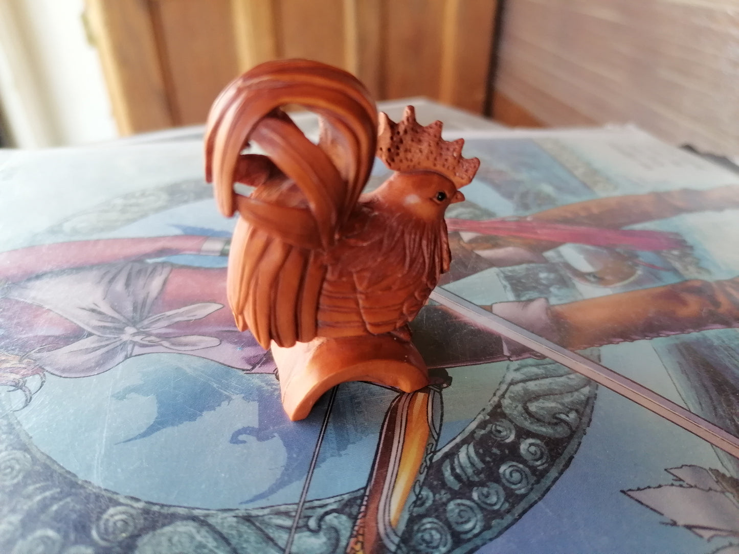 Netsuke de Gallo - Antiques Bazaar Ensenada