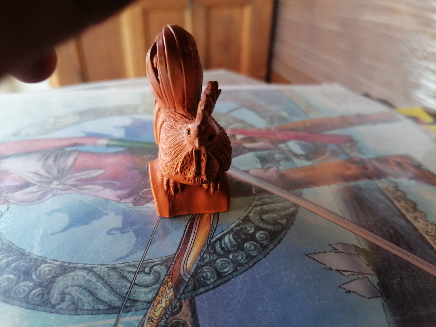 Netsuke de Gallo - Antiques Bazaar Ensenada