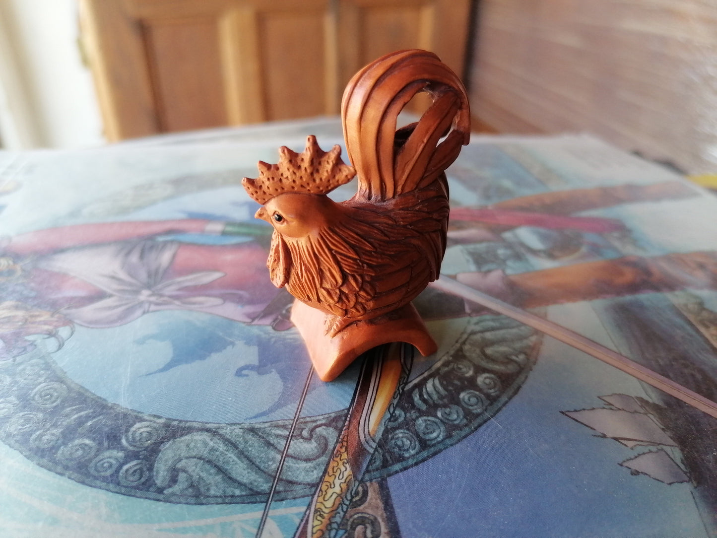 Netsuke de Gallo - Antiques Bazaar Ensenada