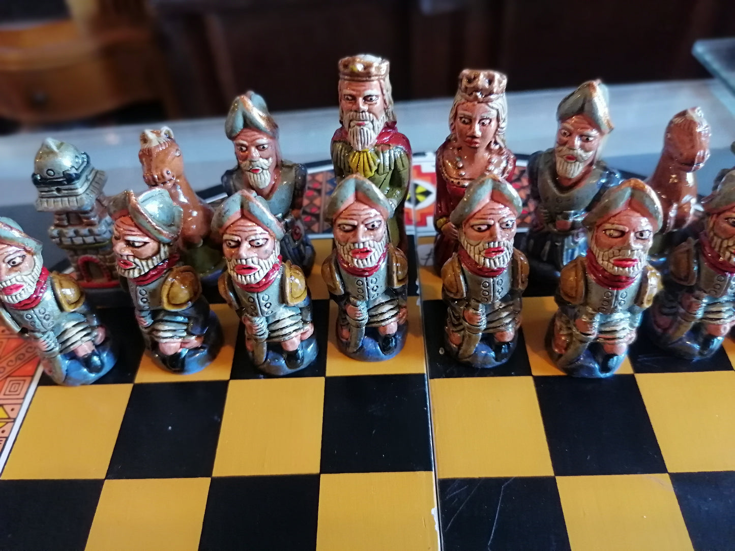 juego de ajedrez artesanal - Antiques Bazaar Ensenada
