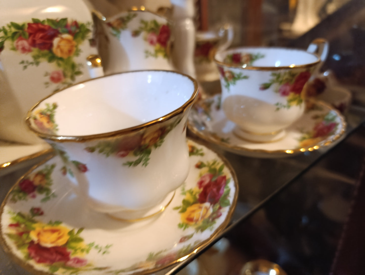 Juego de Té Royal Albert Old Country Roses | Elegancia Clásica Inglesa