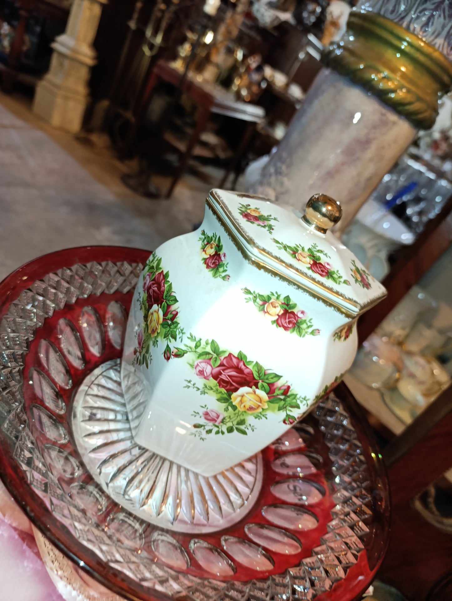 Juego de Té Royal Albert Old Country Roses | Elegancia Clásica Inglesa