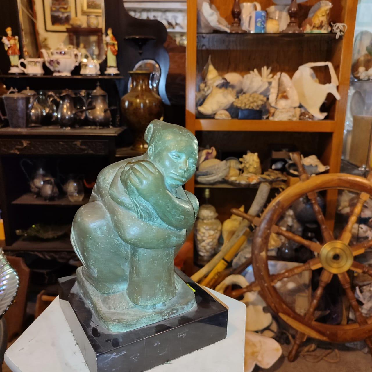 Mother and Child Alberto de la Vega - Antiques Bazaar Ensenada