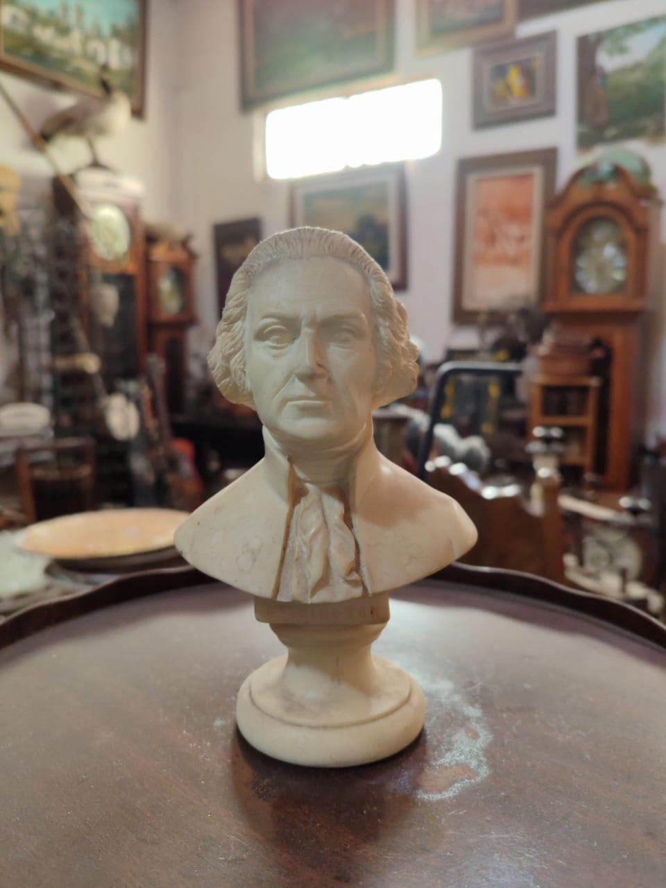 Small George Washington Bust - Antiques Bazaar Ensenada