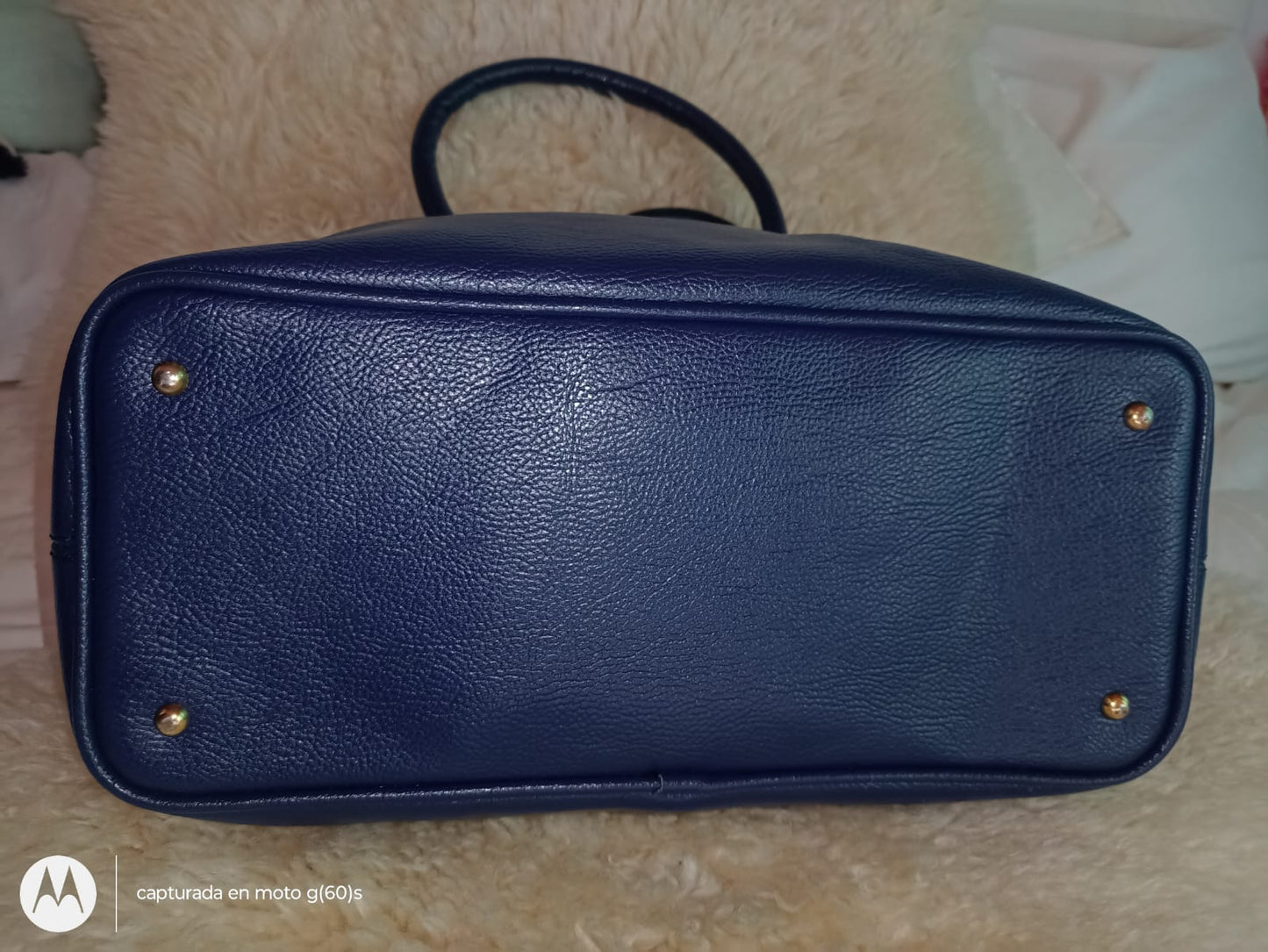Bolso Prada de cuero Azul - Antiques Bazaar Ensenada