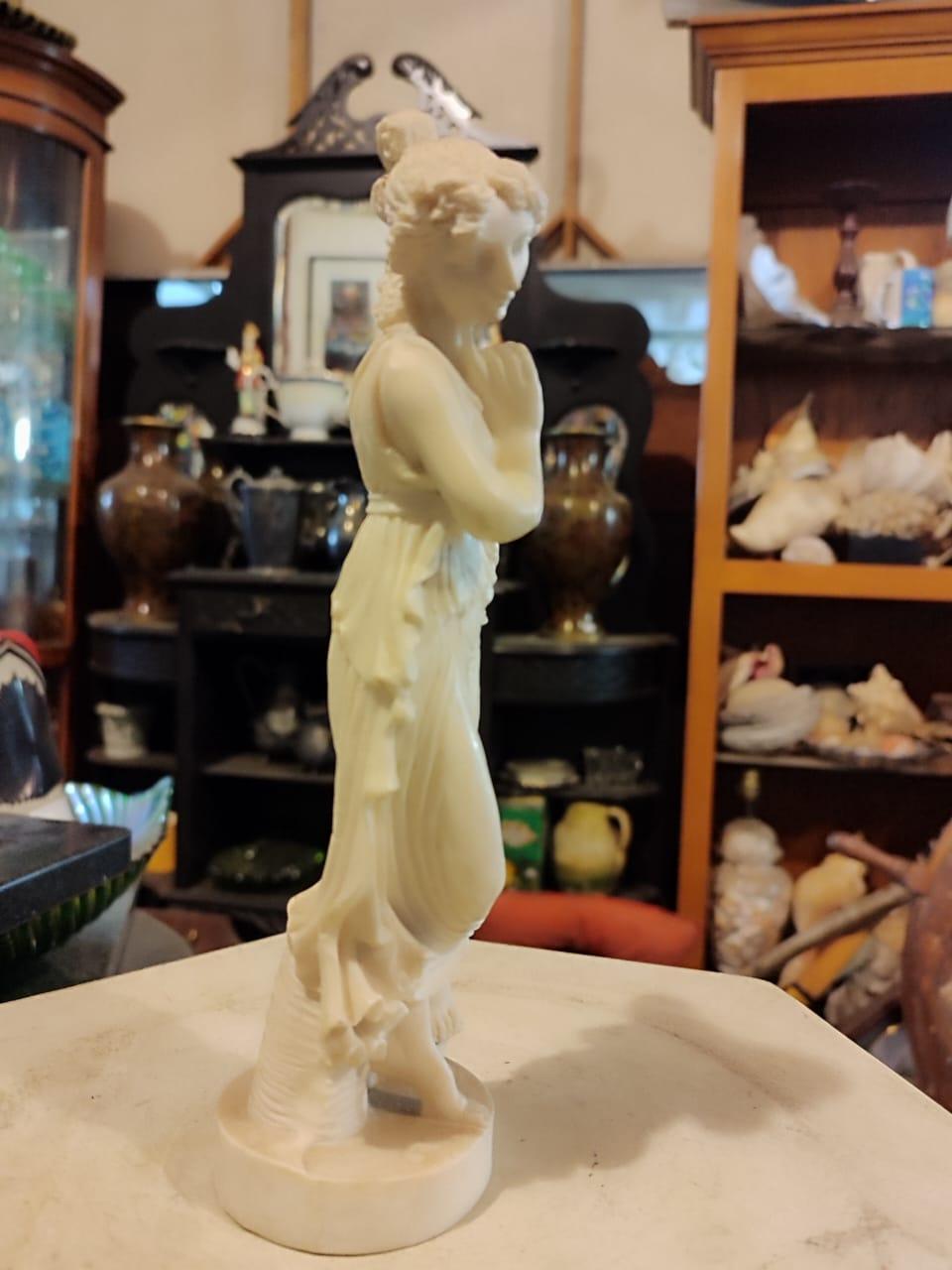 Alabaster Sculpture of Goddess Persephone - Antiques Bazaar Ensenada