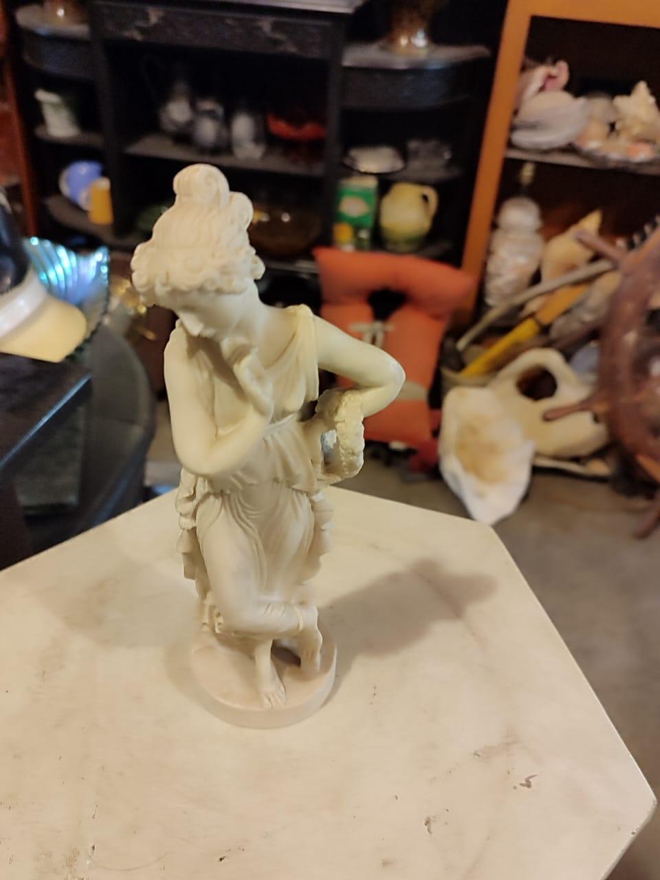 Alabaster Sculpture of Goddess Persephone - Antiques Bazaar Ensenada