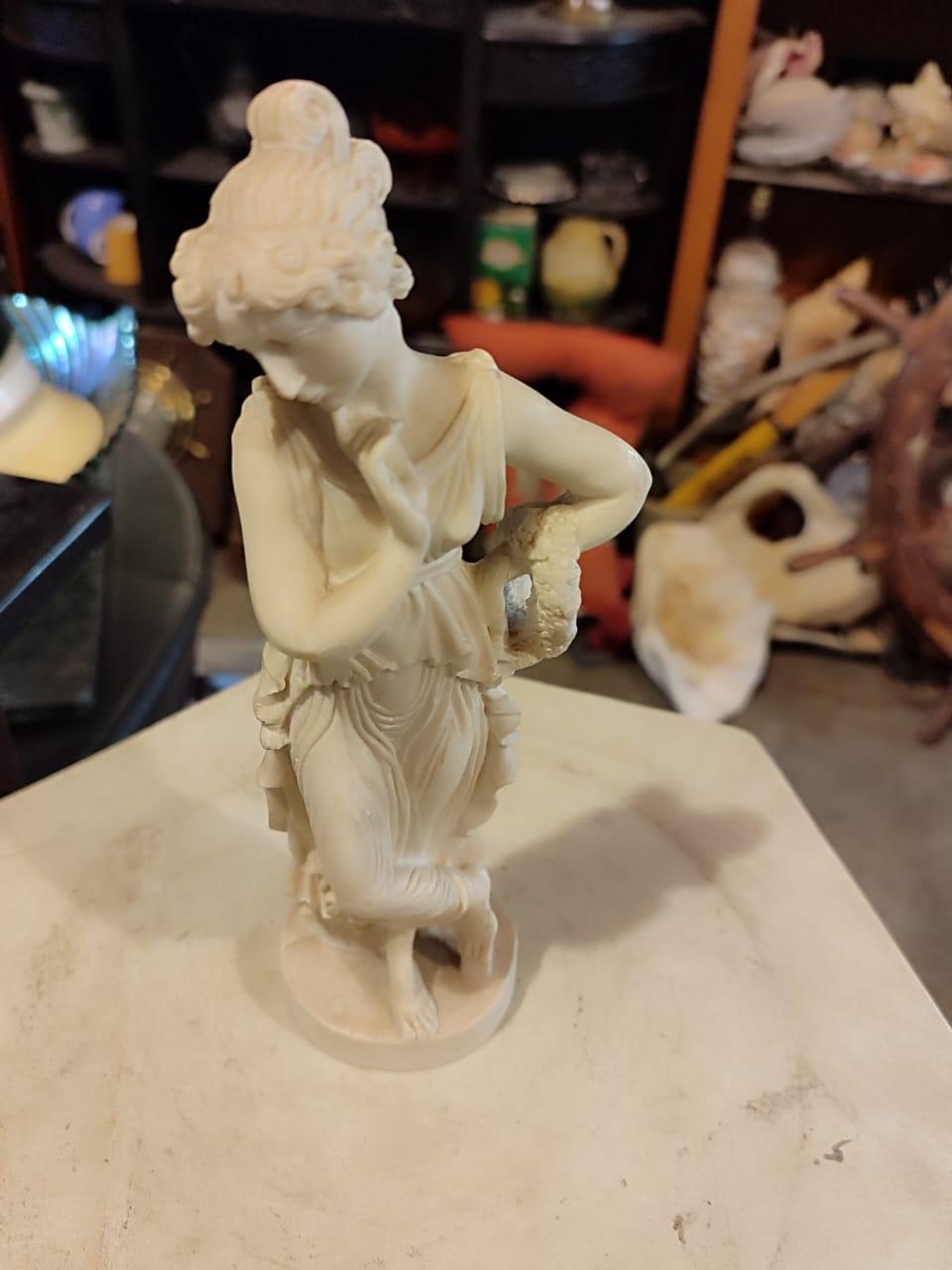 Alabaster Sculpture of Goddess Persephone - Antiques Bazaar Ensenada