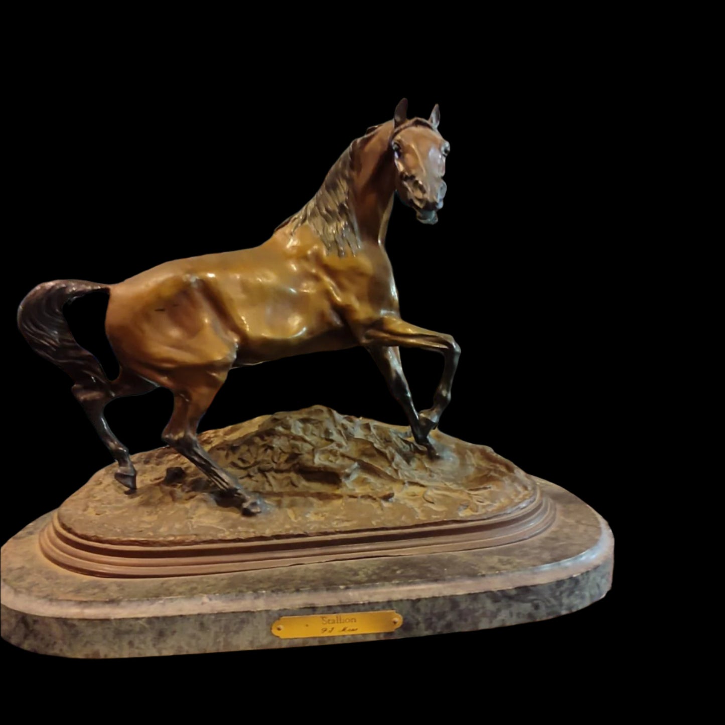 bronze horse sculpture - Antiques Bazaar Ensenada