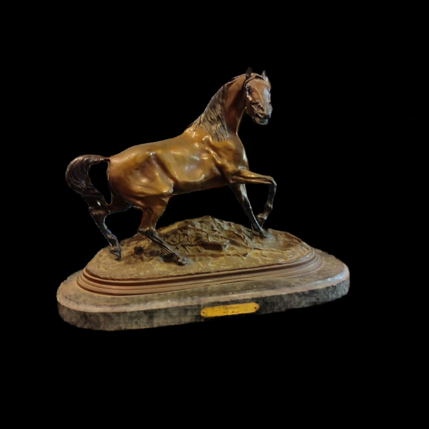 bronze horse sculpture - Antiques Bazaar Ensenada