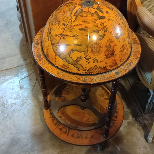 Sixteenth-Century Italian Replica Old World Globe - Antiques Bazaar Ensenada