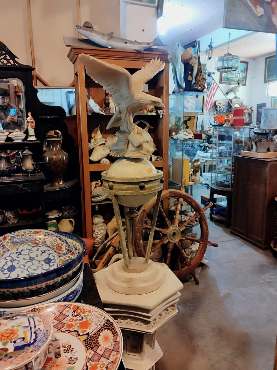 posmodern mexican eagle sculpture - Antiques Bazaar Ensenada