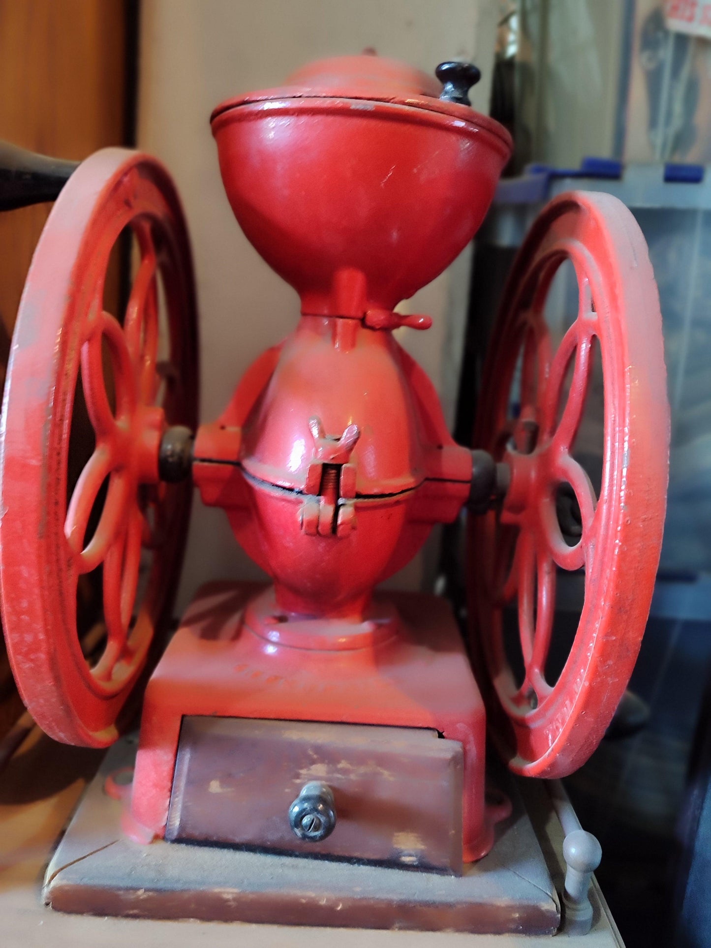 Antique Coffee Grinder Enterprise - Antiques Bazaar Ensenada