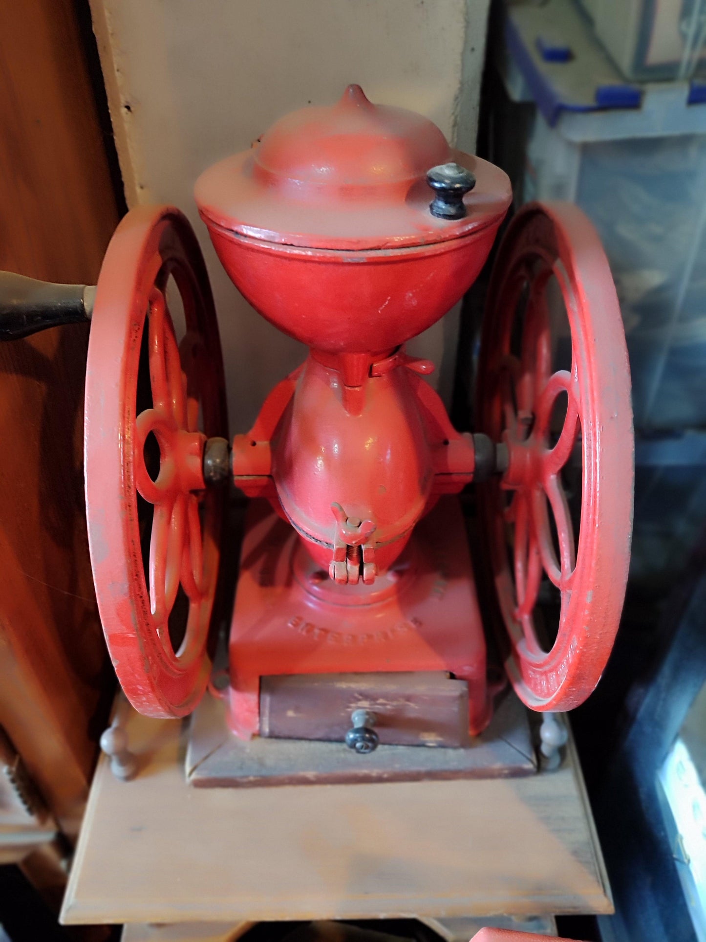 Antique Coffee Grinder Enterprise - Antiques Bazaar Ensenada