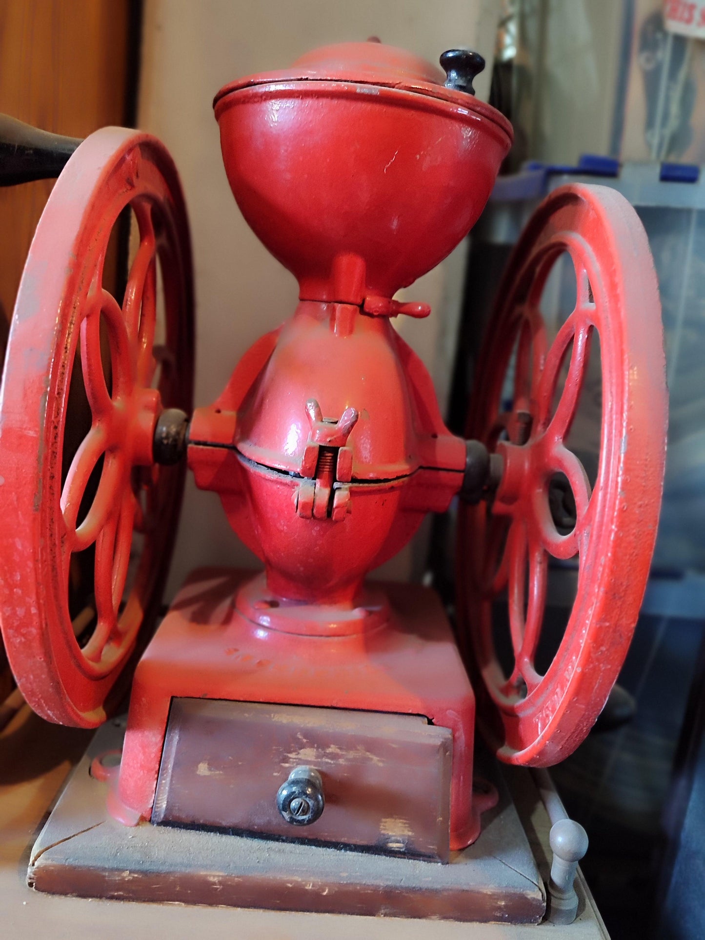Antique Coffee Grinder Enterprise - Antiques Bazaar Ensenada
