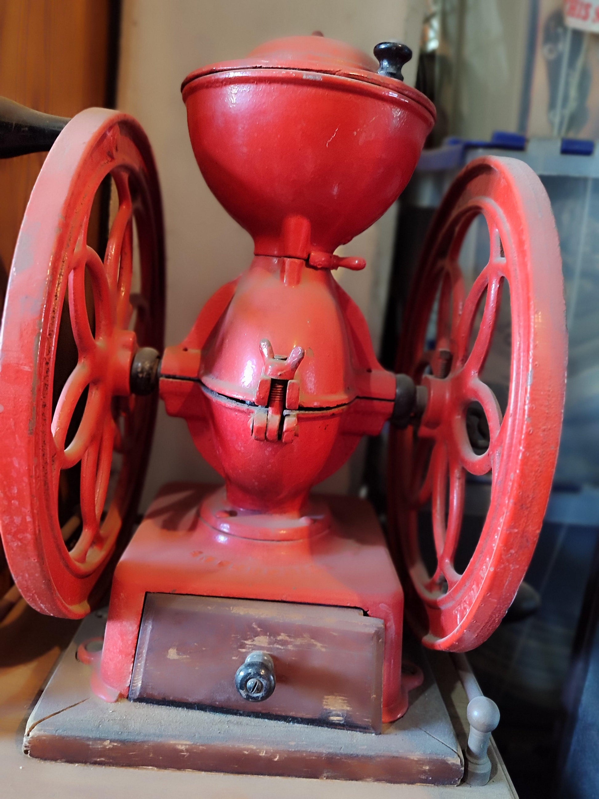 Antique Coffee Grinder Enterprise - Antiques Bazaar Ensenada