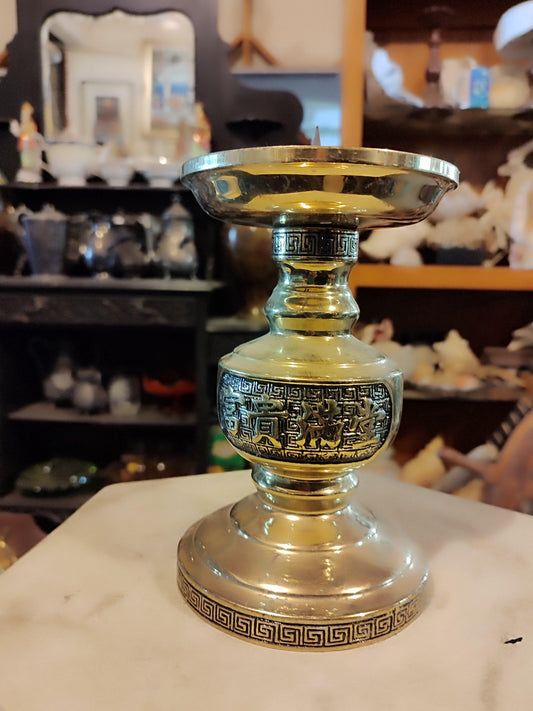Chinese Candlestick Holder - Antiques Bazaar Ensenada