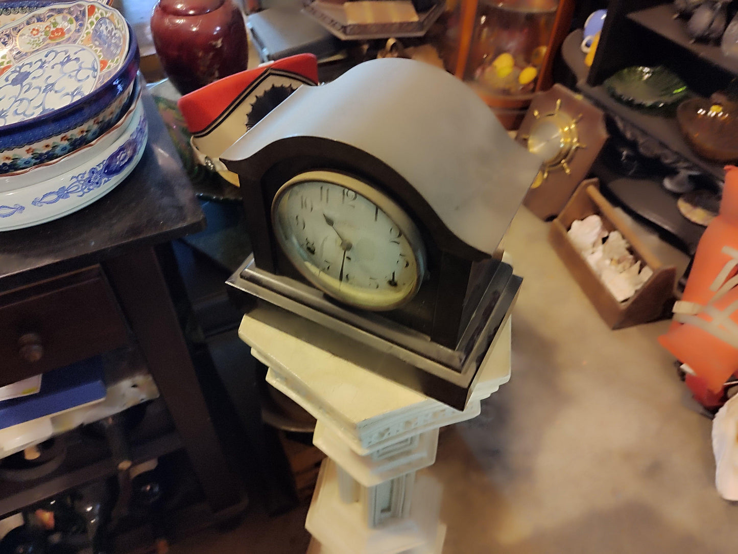 Antique Seth Thomas Clock - Antiques Bazaar Ensenada