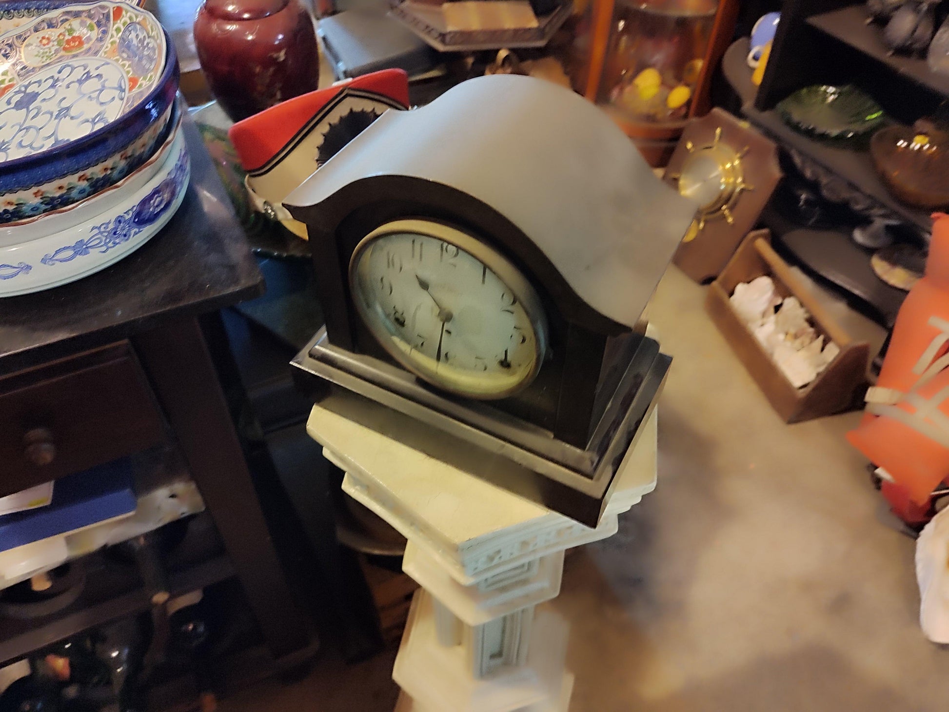 Antique Seth Thomas Clock - Antiques Bazaar Ensenada