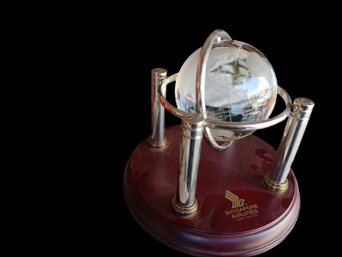 Globo Souvenir de Singapore Airlines | Objeto de Colección de Aerolínea Internacional