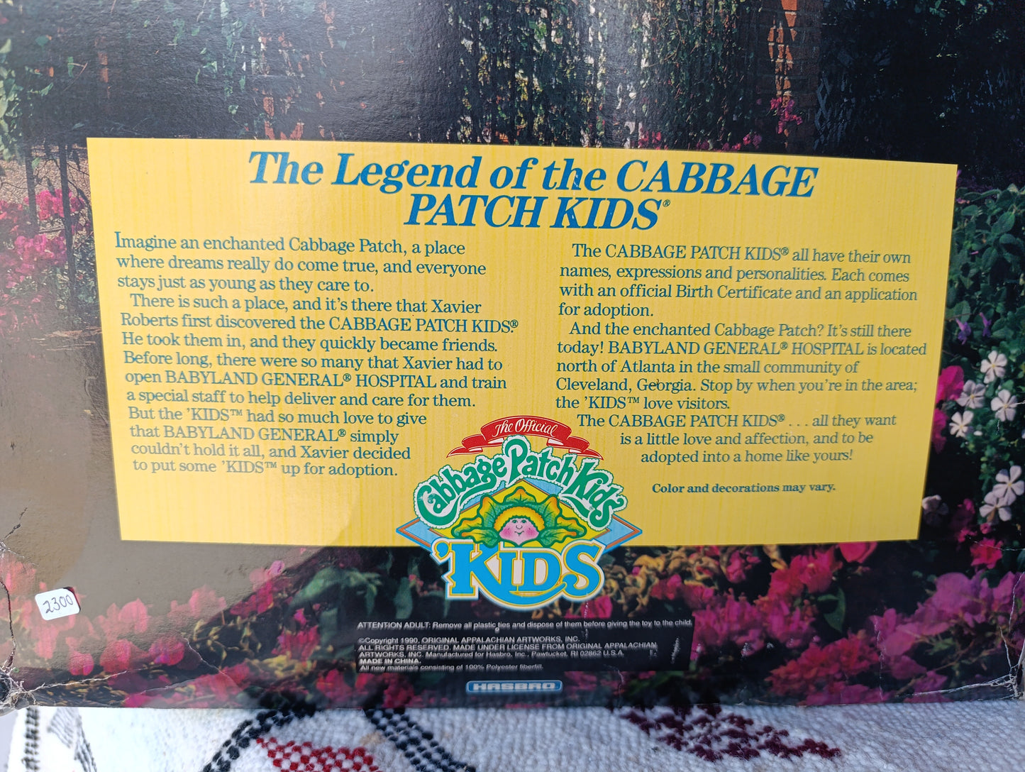Muñeco Cabbage Patch Kids Vintage | Coleccionable Clásico de los Años 80