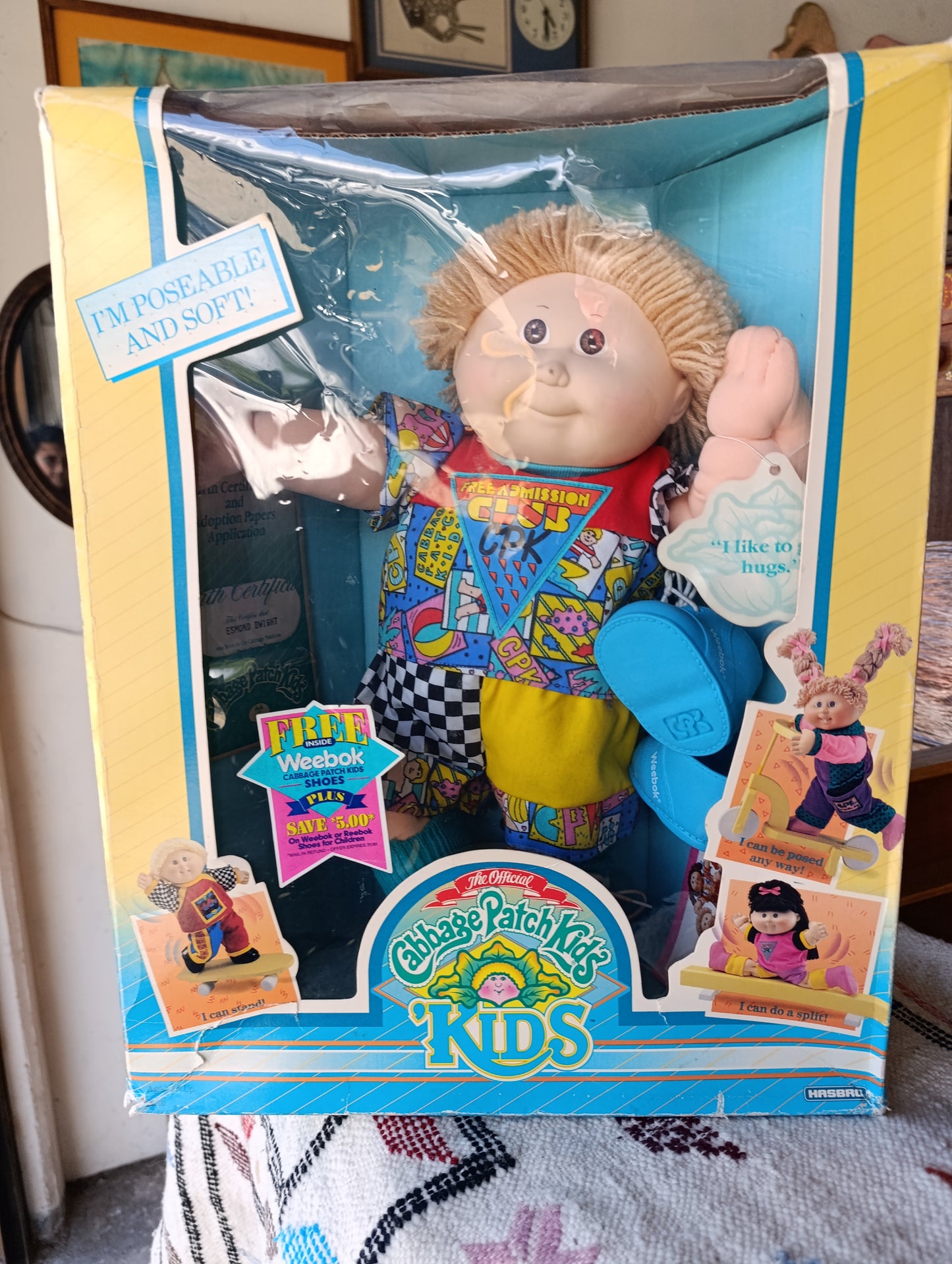 Muñeco Cabbage Patch Kids Vintage | Coleccionable Clásico de los Años 80