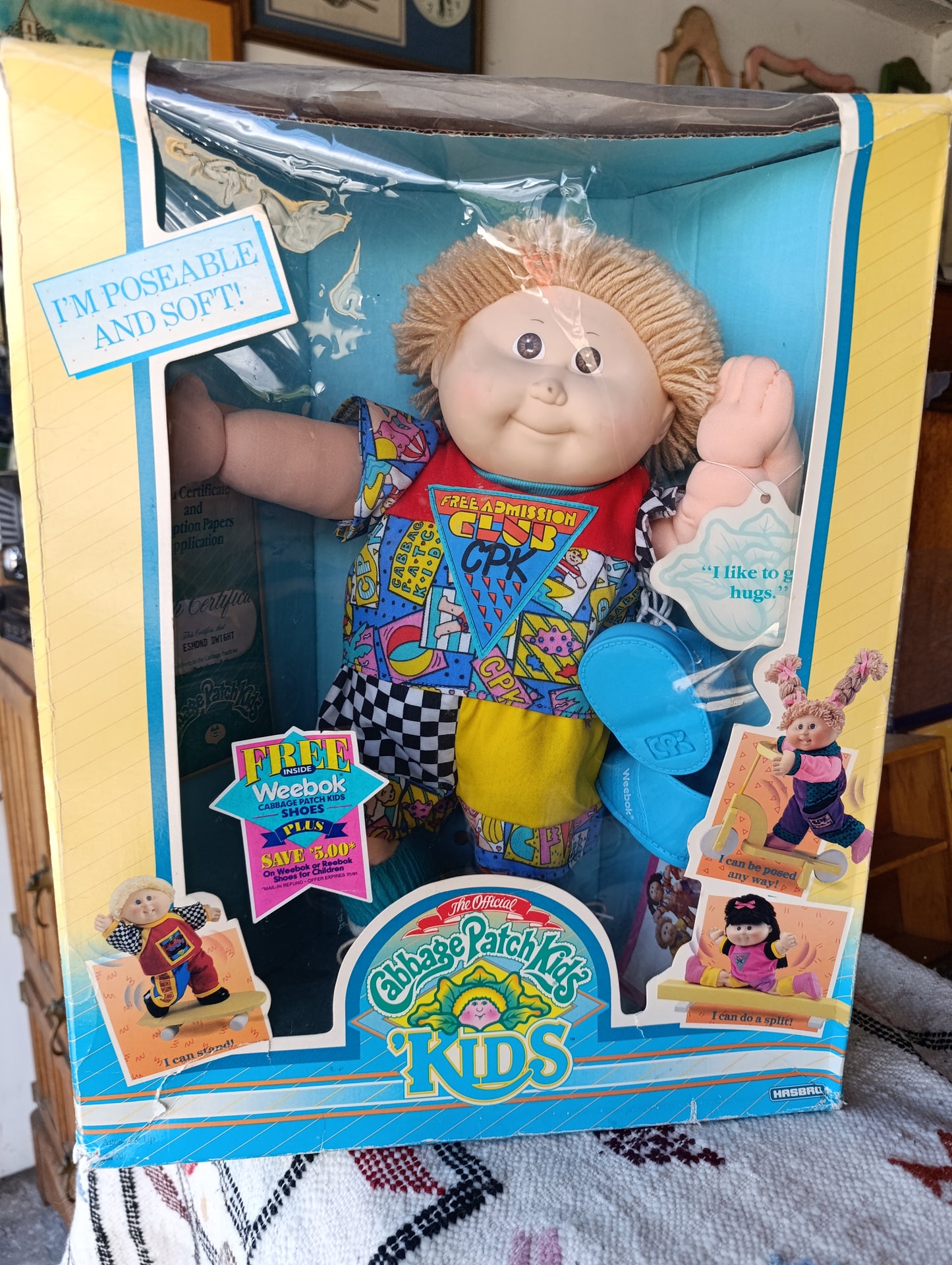 Muñeco Cabbage Patch Kids Vintage | Coleccionable Clásico de los Años 80