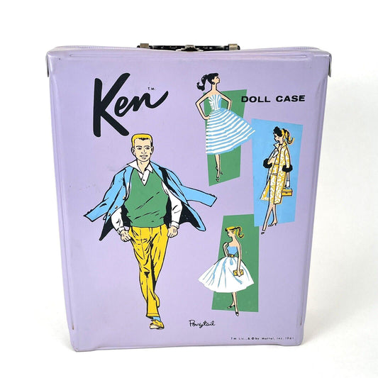 Estuche de 1961 de KEN con Muñeco incluido.