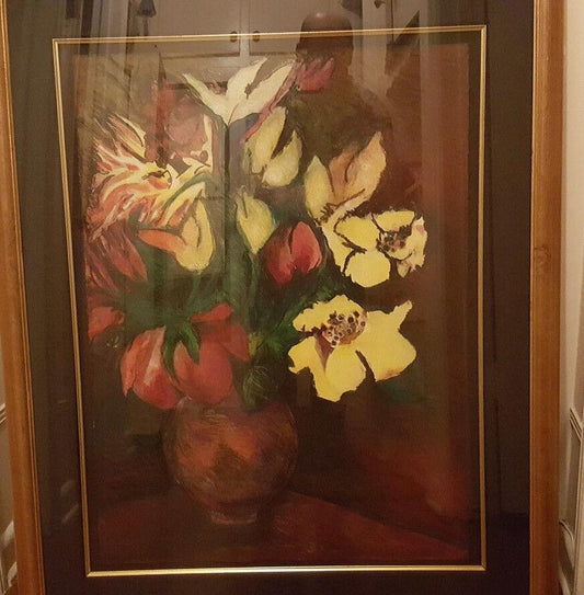 Listed Artist Magna Santonastasio Original Oil 2xPaintings. Signed. Flowers