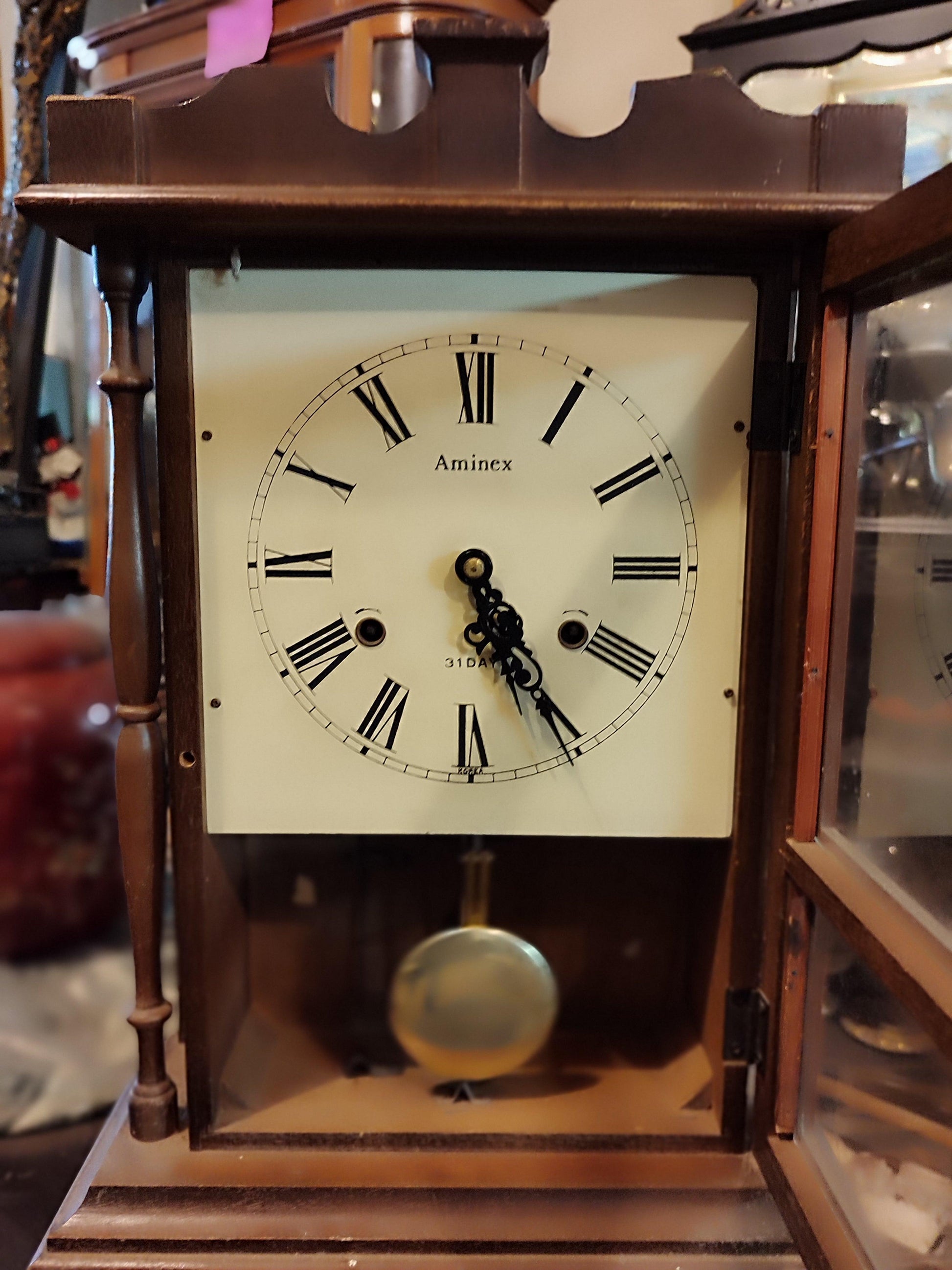 Aminex Mantle Clock - Antiques Bazaar Ensenada