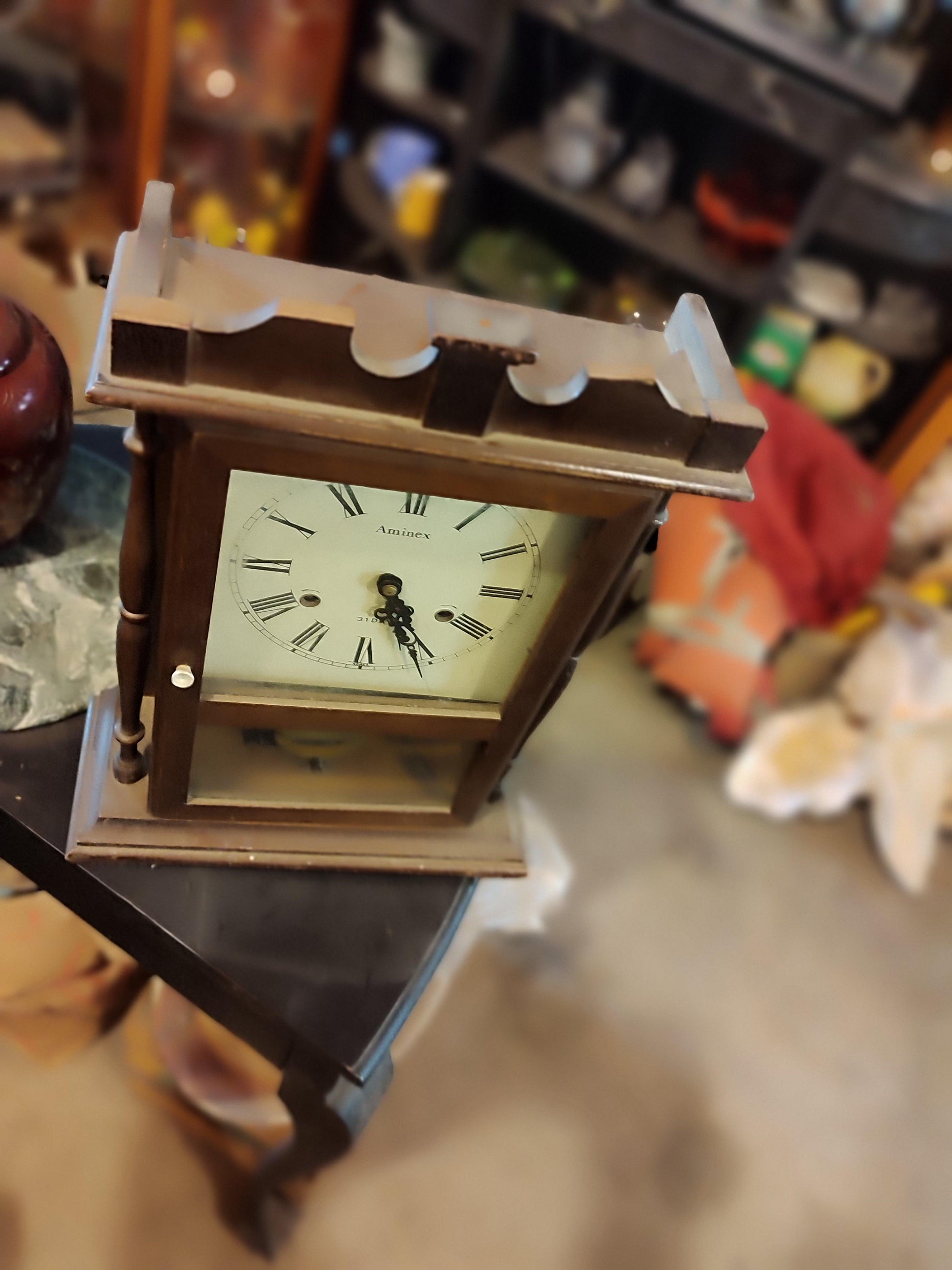 Aminex Mantle Clock - Antiques Bazaar Ensenada