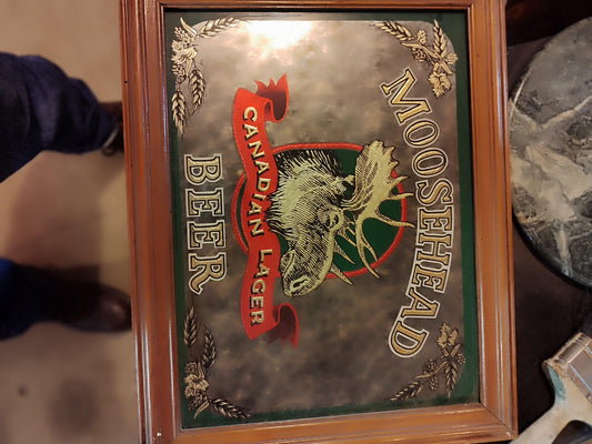 Cartel de cerveza canadiense Moosehead coleccionable