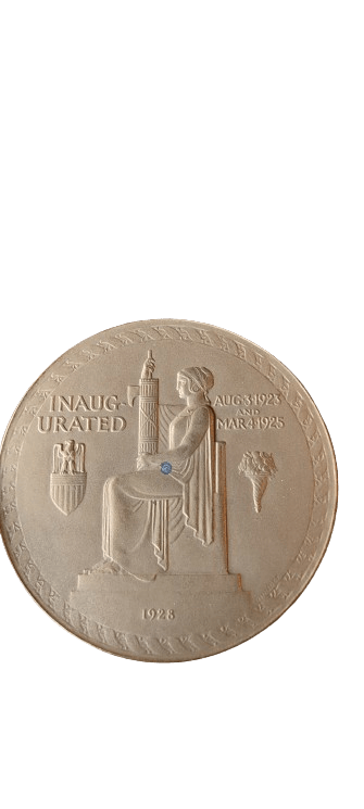 La Medalla Presidencial Calvin Coolidge de la Casa de la Moneda de los Estados Unidos