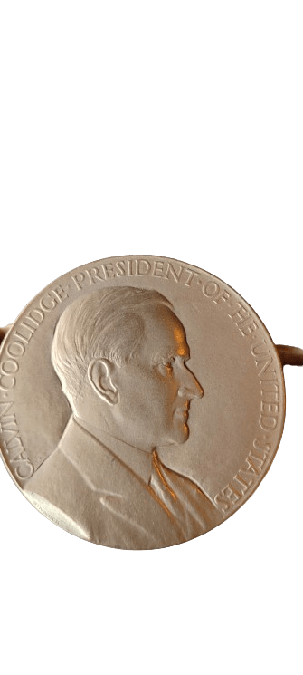 La Medalla Presidencial Calvin Coolidge de la Casa de la Moneda de los Estados Unidos