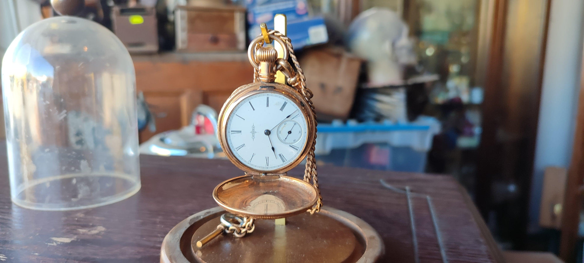 reloj de bolsillo Aurora - Antiques Bazaar Ensenada
