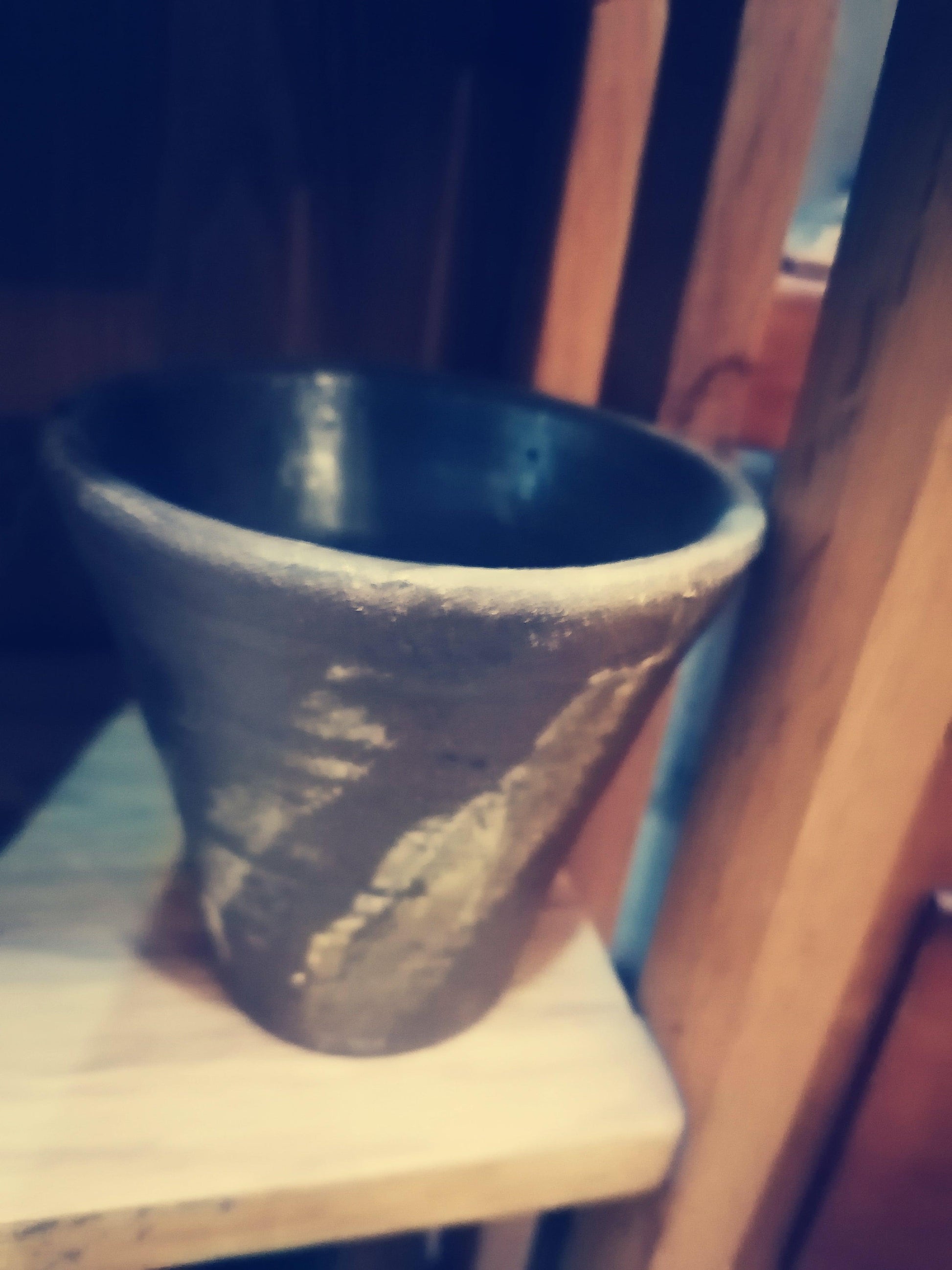 set de vasos de cerámica artesanal - Antiques Bazaar Ensenada
