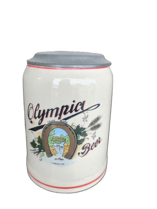 Olympia Beer Stein - Antiques Bazaar Ensenada