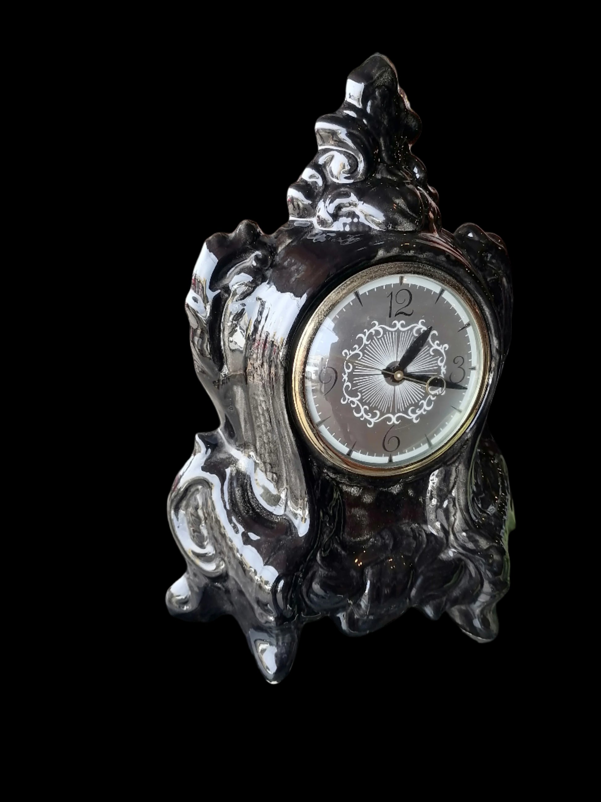 Reloj de Mesa Lanshire Negro - Antiques Bazaar Ensenada