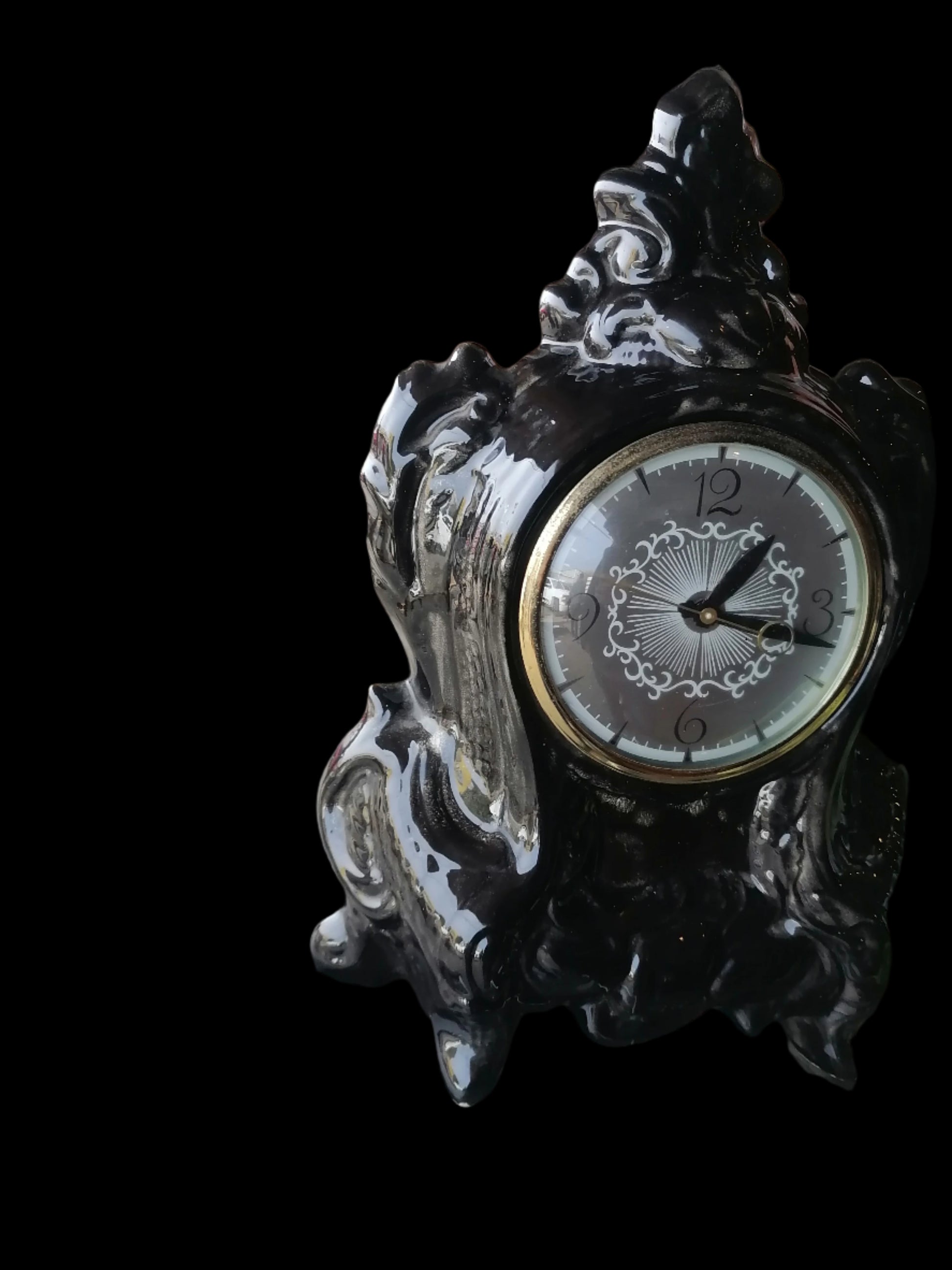 Reloj de Mesa Lanshire Negro - Antiques Bazaar Ensenada